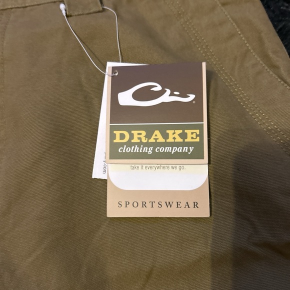 Drake Men's Tan Shorts size 34 NWT - Picture 2 of 5